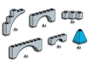 LEGO Bulk Bricks 3732 Castle Expander Pack set