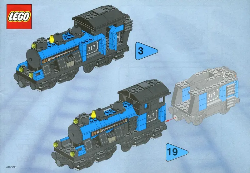 LEGO Trains 3741 Large Locomotive set