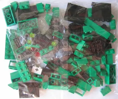 LEGO Trains 3744 Locomotive Green Bricks set
