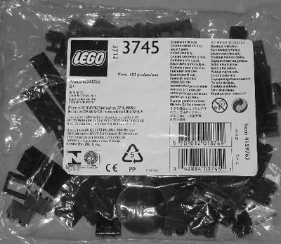 LEGO Trains 3745 Locomotive Black Bricks set