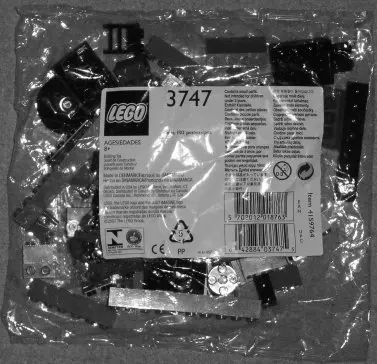 LEGO Trains 3747 Locomotive Dark Grey Bricks set