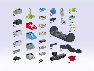 LEGO Bulk Bricks 3750 Life On Mars Accessories set