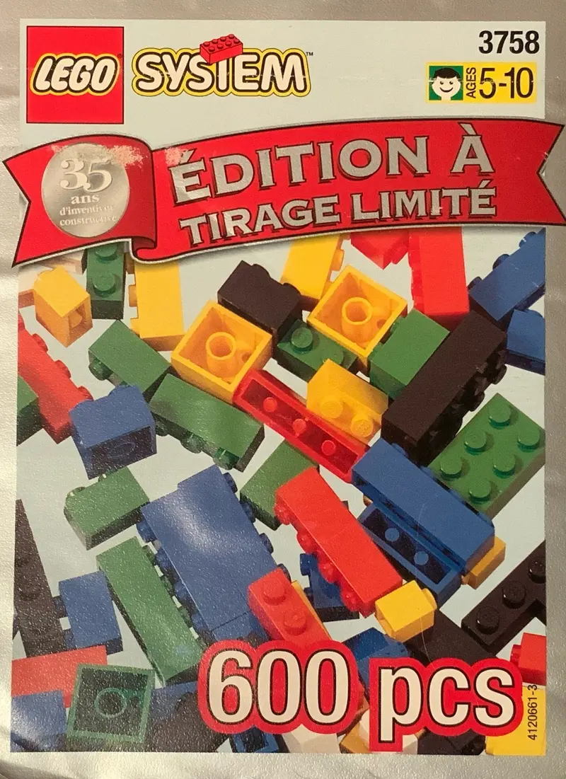 LEGO Basic 3758 Anniversary Bucket set