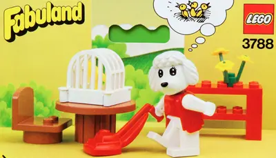 LEGO Fabuland 3788 Paulette Poodles' Living Room set