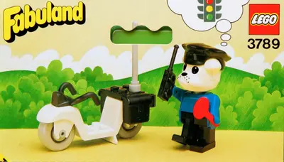 LEGO Fabuland 3789 Constable Clarke set