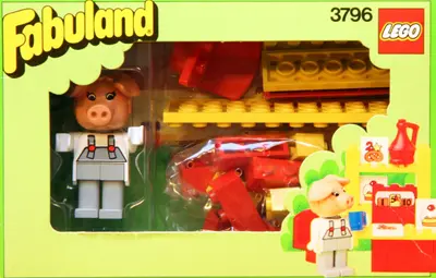 LEGO Fabuland 3796 Patricia Piglet at her Bakery set