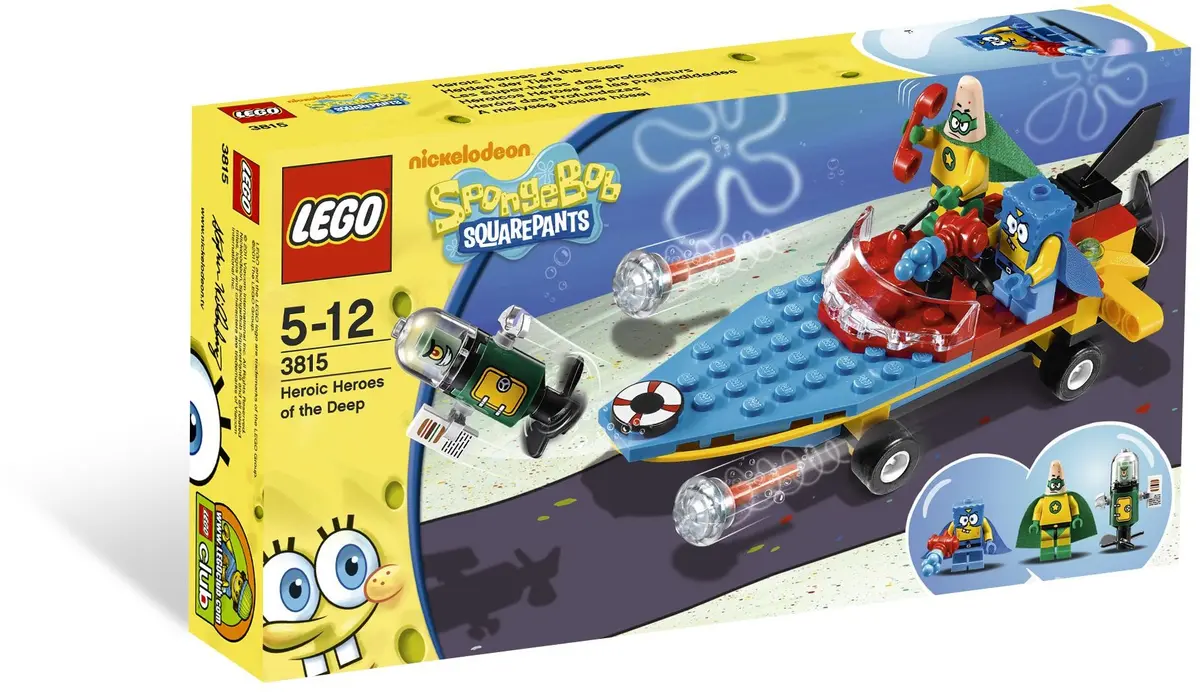 LEGO SpongeBob SquarePants 3815 Heroic Heroes of the Deep set, image 9