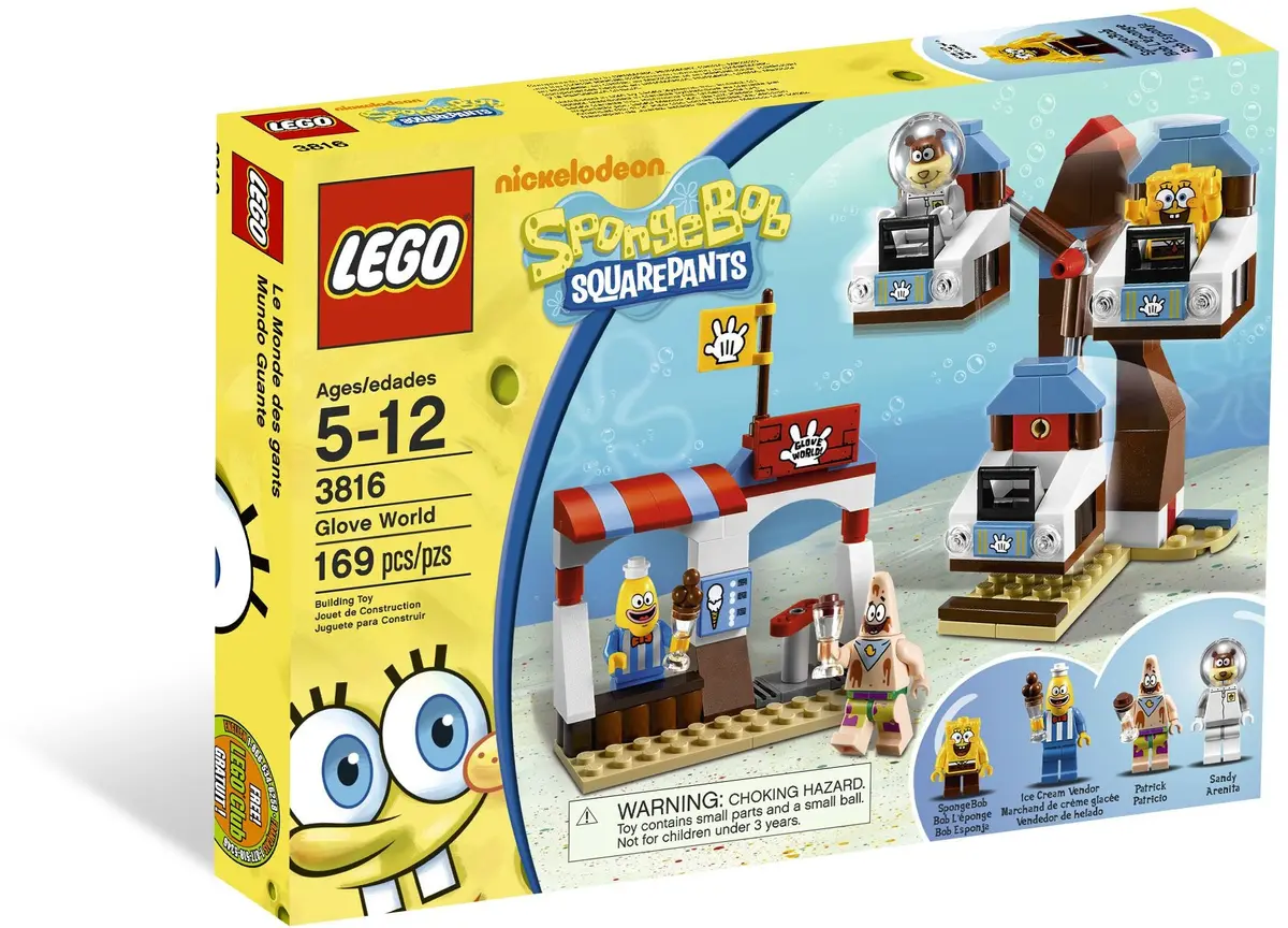 LEGO SpongeBob SquarePants 3816 Glove World set, image 8