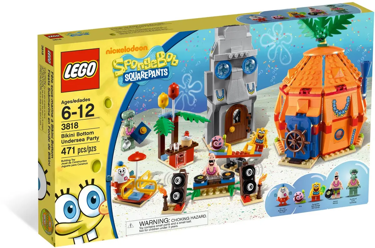 LEGO SpongeBob SquarePants 3818 Bikini Bottom Undersea Party set, image 2