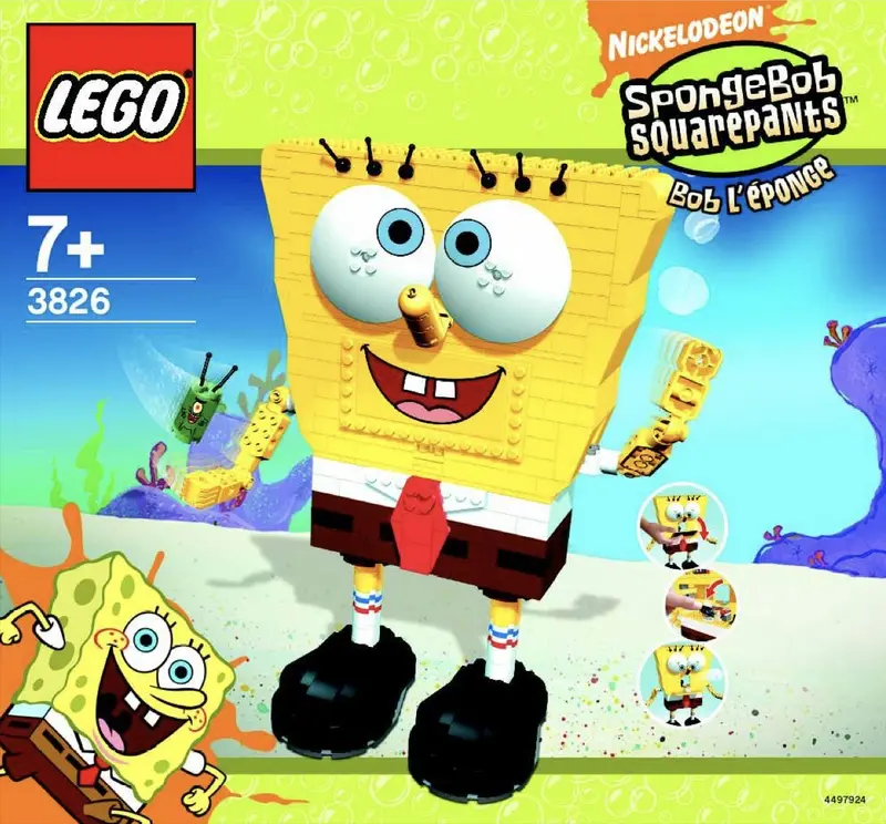 LEGO SpongeBob SquarePants 3826 Build-A-Bob set