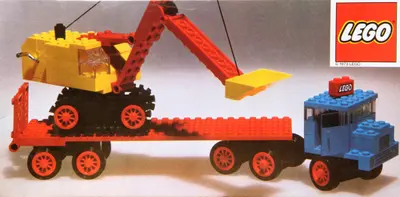 LEGO LEGOLAND 383 Truck with Excavator set