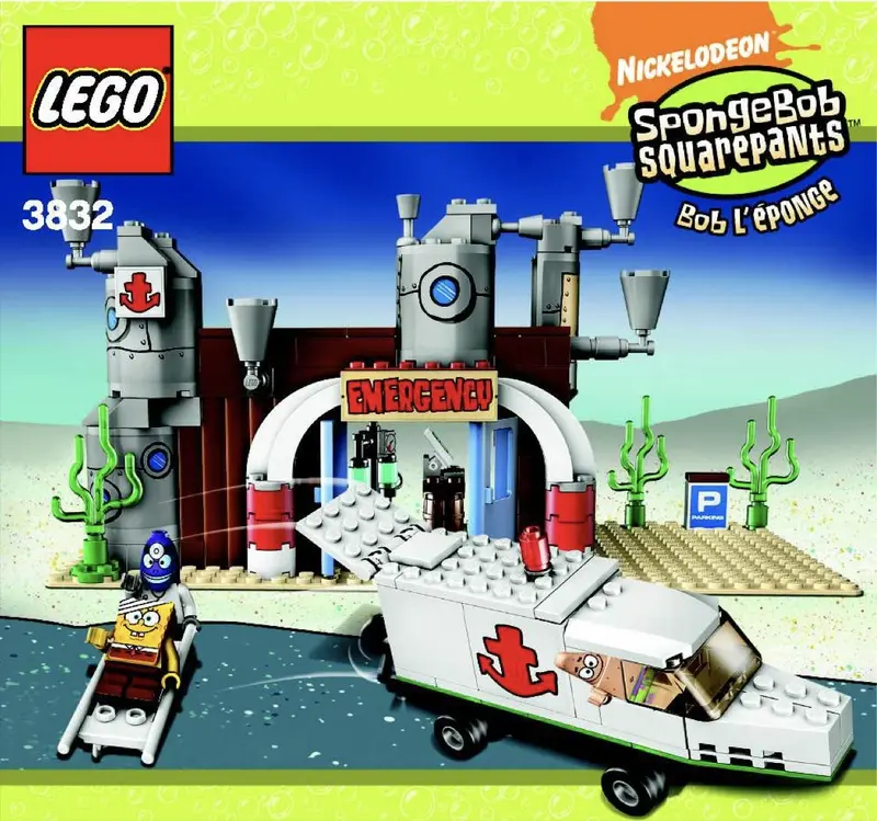 LEGO SpongeBob SquarePants 3832 The Emergency Room set