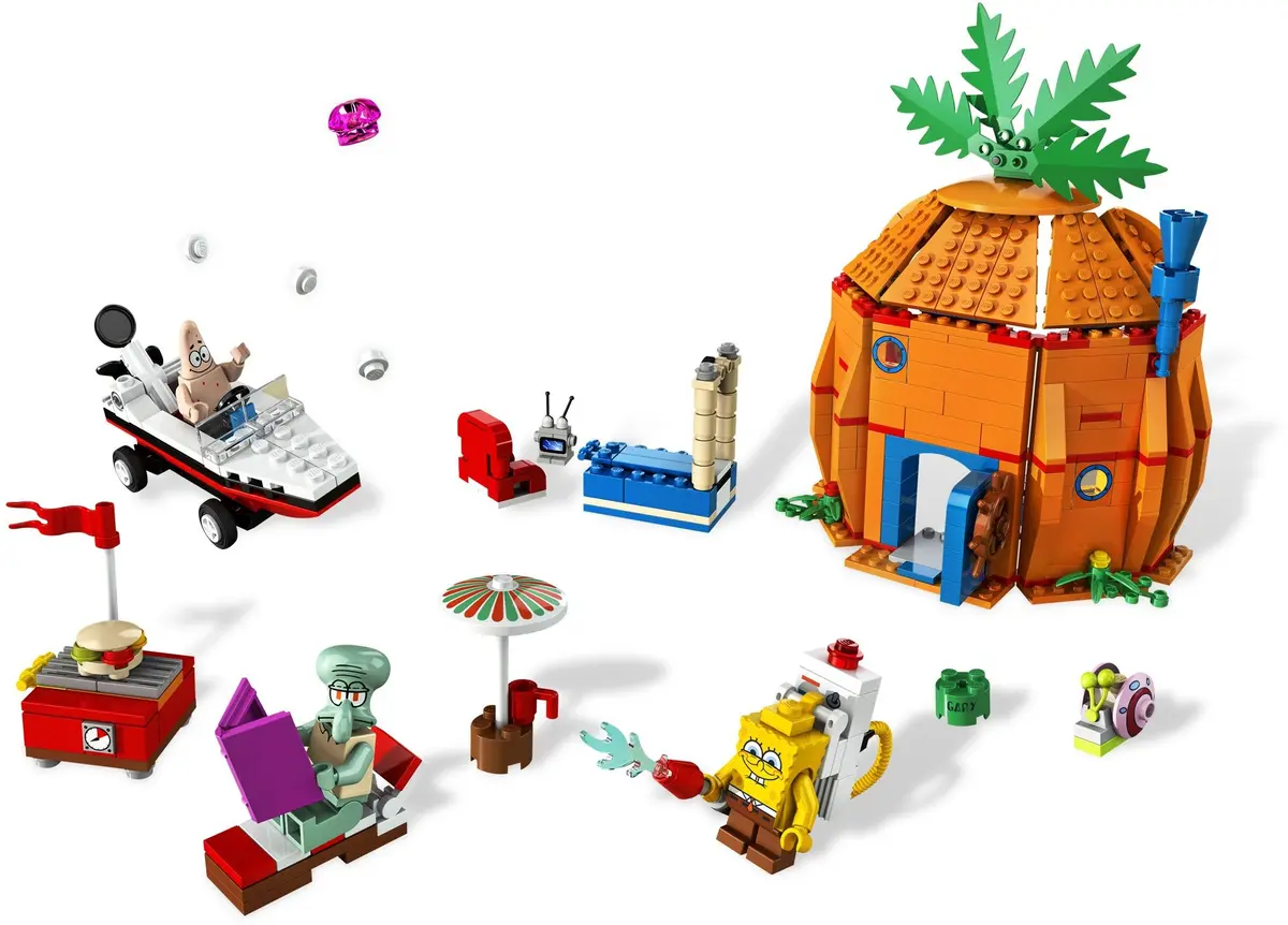 LEGO SpongeBob SquarePants 3834 Good Neighbours at Bikini Bottom set