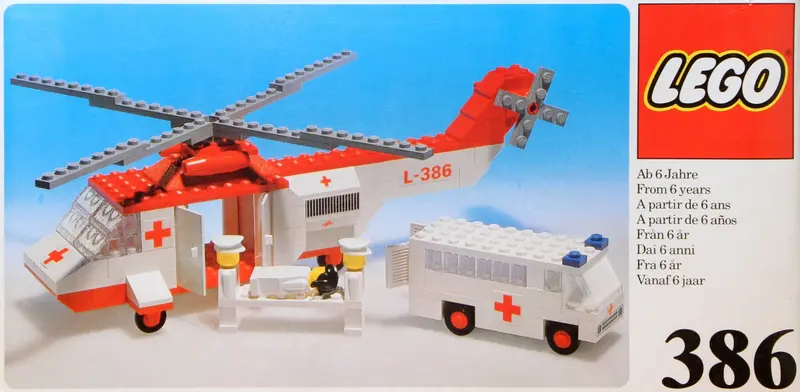 LEGO LEGOLAND 386 Air Ambulance set