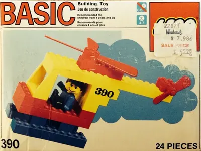 LEGO Basic 390 Helicopter set