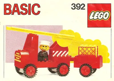 LEGO Basic 392 Fire Engine set