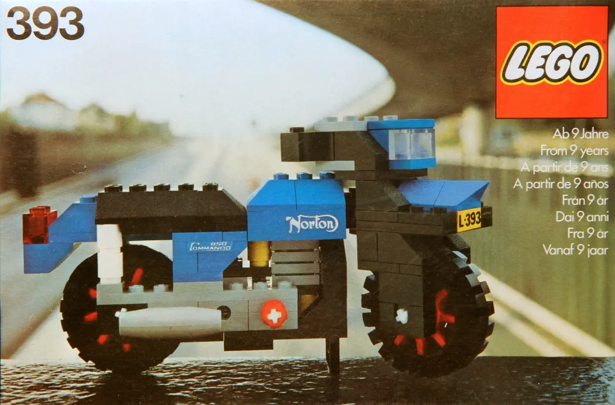 LEGO Hobby Set 393 Norton Motorcycle set
