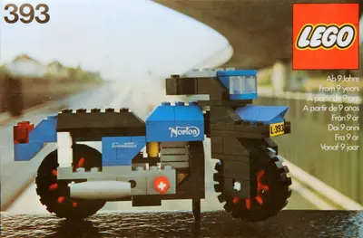 LEGO Hobby Set 393 Norton Motorcycle set