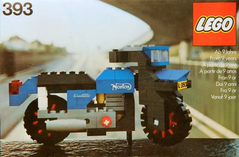 LEGO Hobby Set 393 Norton Motorcycle set