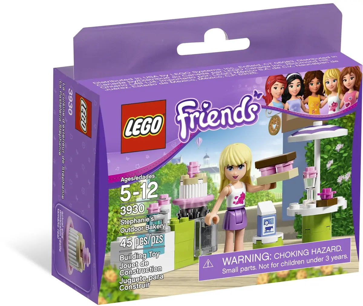 LEGO Friends 3930 Stephanie's Outdoor Bakery set, image 2