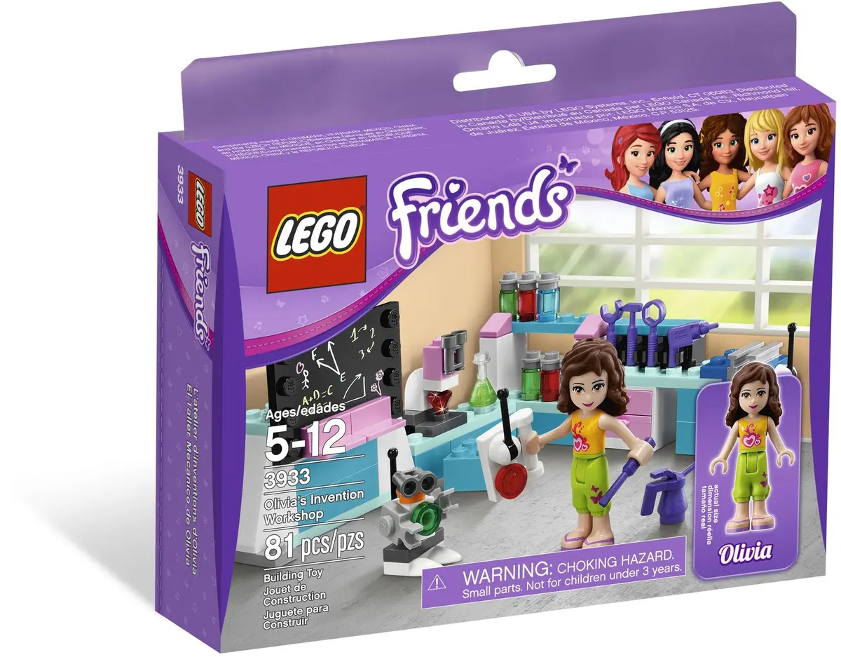 LEGO Friends 3933 Olivia's Invention Workshop set, image 2