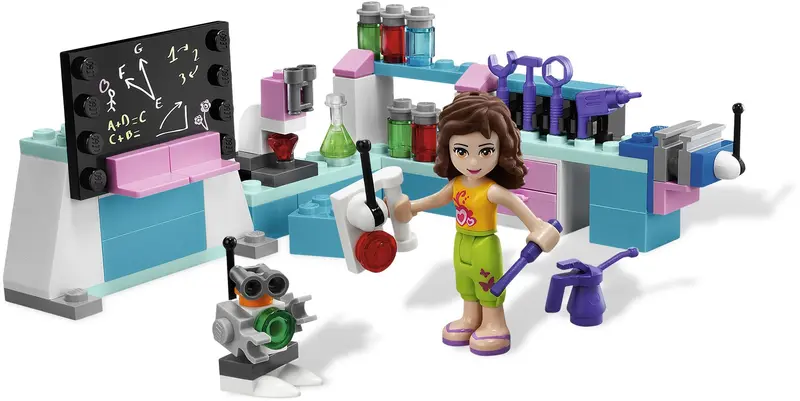 LEGO Friends 3933 Olivia's Invention Workshop set