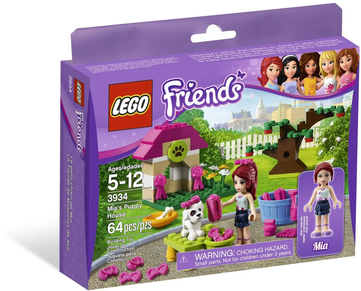 LEGO Friends 3934 Mia's Puppy House set, image 2