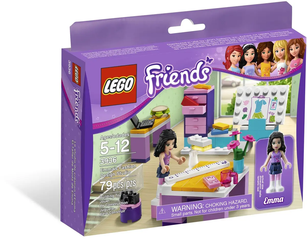 LEGO Friends 3936 Emma's Fashion Design Studio set, image 2