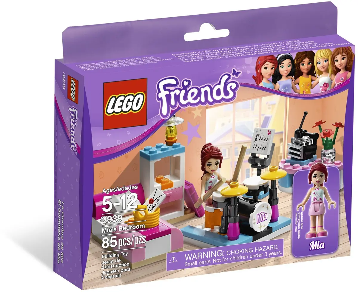 LEGO Friends 3939 Mia's Bedroom set, image 2