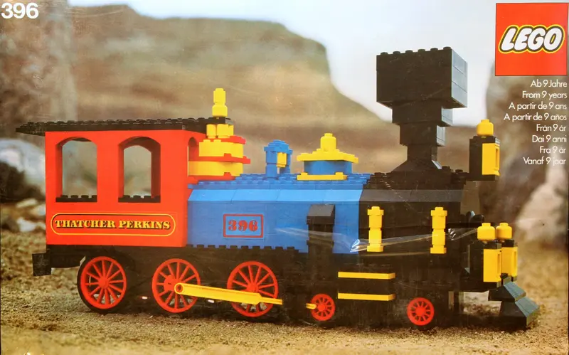 LEGO Hobby Set 396 Thatcher Perkins Locomotive set