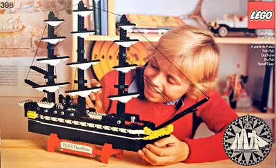 LEGO Hobby Set 398 USS Constellation set