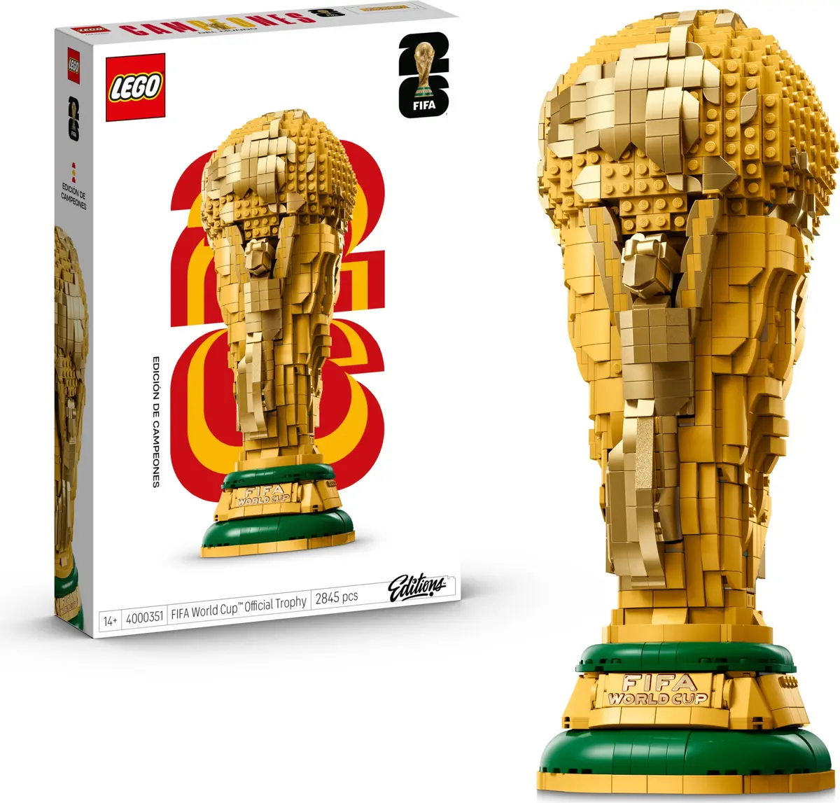 LEGO Editions 4000351 FIFA World Cup Official Trophy - Champions Edition set, image 5