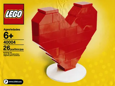 LEGO Seasonal 40004 Heart set, image 5