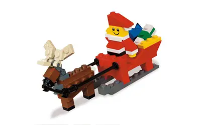 LEGO Seasonal 40010 Father Christmas with Sledge Building Set set, image 2