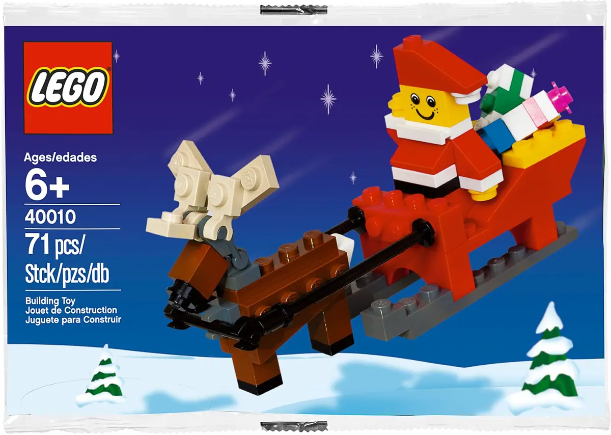 LEGO Seasonal 40010 Father Christmas with Sledge Building Set set, image 3