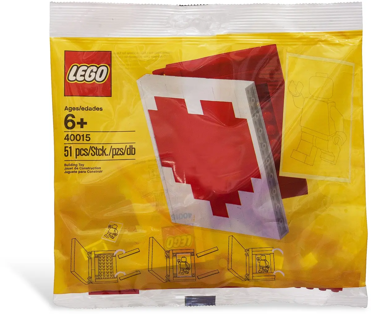 LEGO Seasonal 40015 Heart Book set, image 4