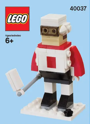 LEGO Promotional 40037 Hockey player set