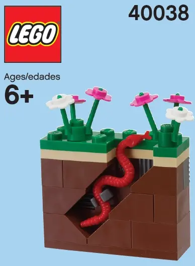 LEGO Promotional 40038 Worm & Earth set