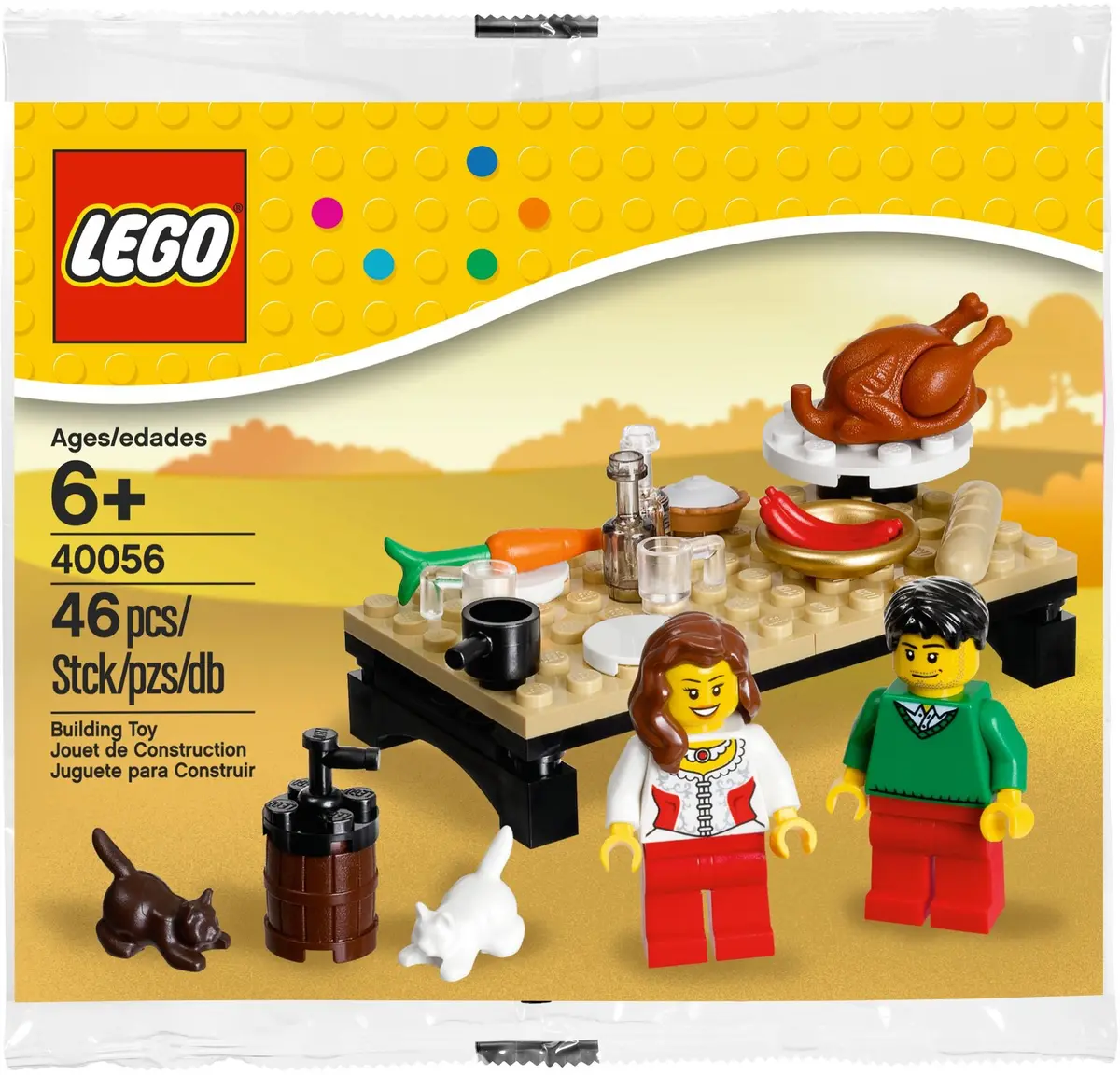 LEGO Seasonal 40056 Thanksgiving Feast set, image 2