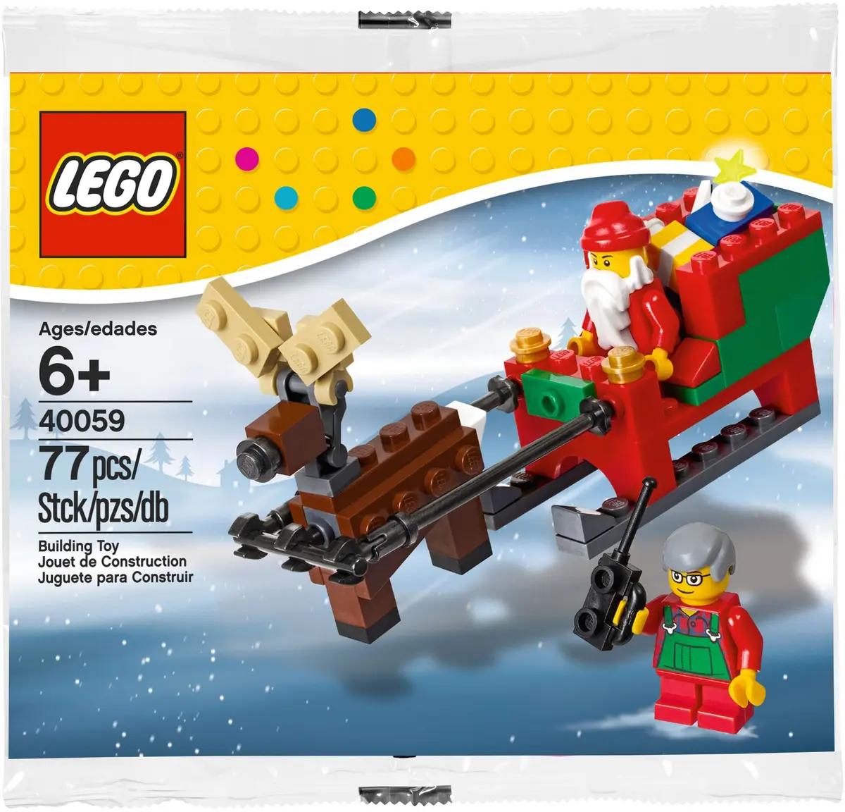 LEGO Seasonal 40059 Santa's Sleigh set, image 2