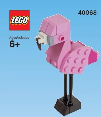 LEGO Promotional 40068 Flamingo set