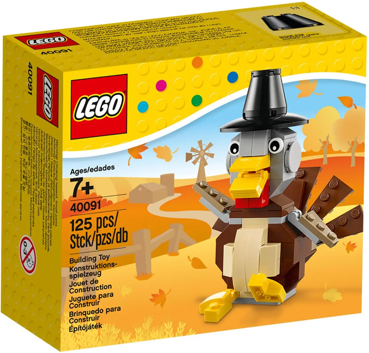 LEGO Seasonal 40091 Thanksgiving Turkey set, image 2