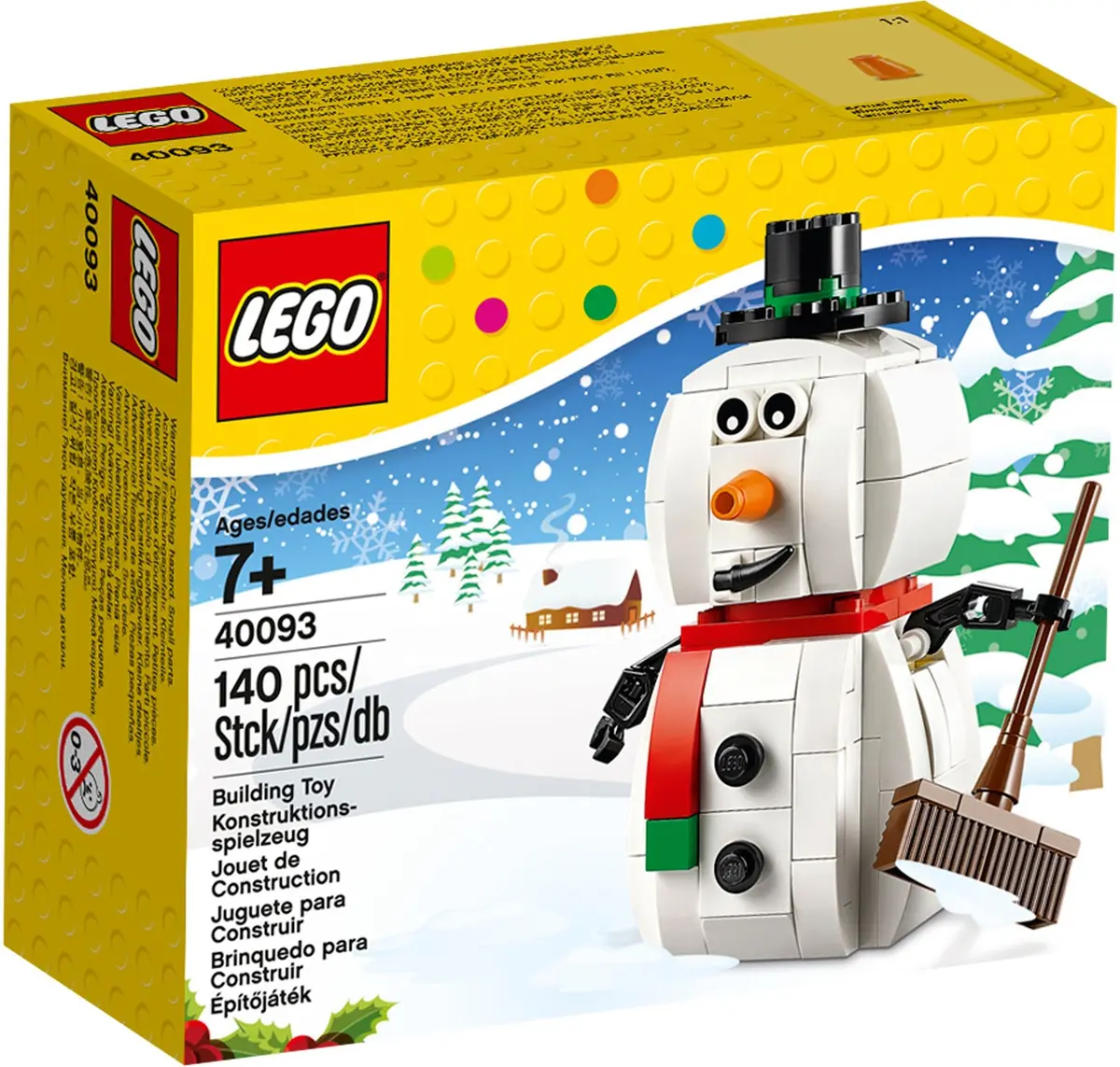 LEGO Seasonal 40093 Snowman set, image 2