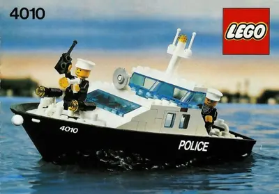 LEGO Boats 4010 Police Rescue Boat set