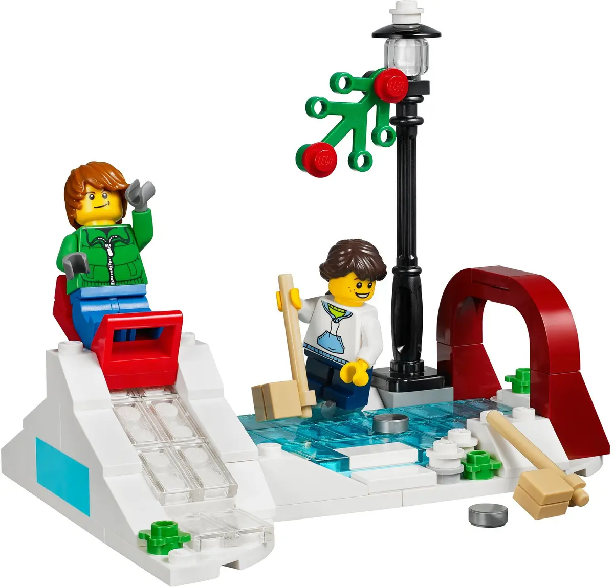 LEGO Creator 40107 Winter Skating Scene set, image 3