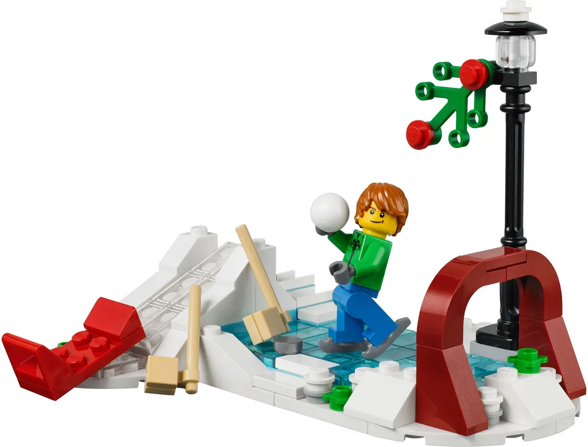 LEGO Creator 40107 Winter Skating Scene set, image 4