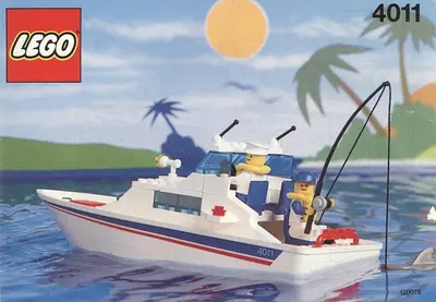 LEGO Boats 4011 Cabin Cruiser set