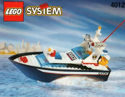 LEGO Boats 4012 Wave Cops set