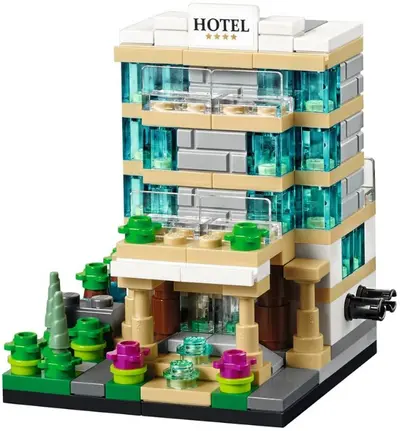 LEGO Promotional 40141 Bricktober Hotel set, image 3