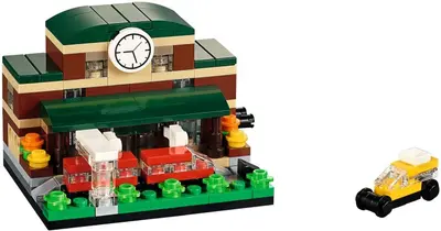 LEGO Promotional 40142 Bricktober Train Station set, image 2